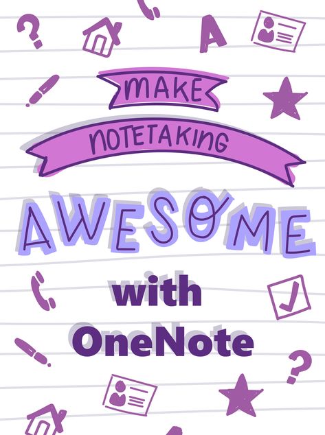 One Note Note Taking, Templates For Onenote, Onenote Aesthetic Notes, One Note Notes Aesthetic, How To Use One Note For Work, Surface Pro Note Taking, One Note Hacks, How To Use One Note, Microsoft One Note Aesthetic Notes