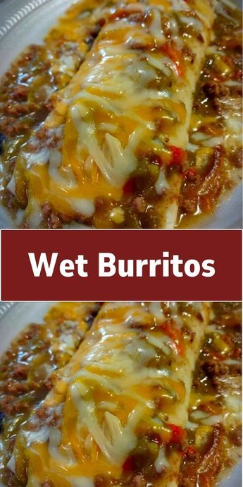 Indulge in the rich, saucy goodness of our Wet Burritos. Stuffed with flavorful fillings and smothered in a savory sauce, they're a deliciously messy delight. Mexican Sauces For Burritos, Wet Breakfast Burrito, Wet Burritos Recipe Easy, Wet Burritos Recipe, Smothered Burritos Beef, Wet Burrito Sauce, Chicken Wet Burrito Recipe, Wet Burrito Recipe Ground Beef, Burito Recipes