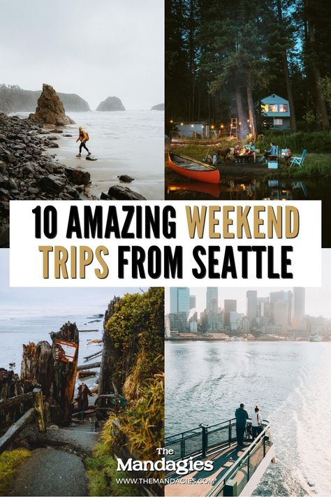 Seattle Weekend, Washington Things To Do, Things To Do In Seattle, Things To Do In Washington, Best Weekend Trips, Washington State Parks, Washington Seattle, Portland Travel, Cascade National Park