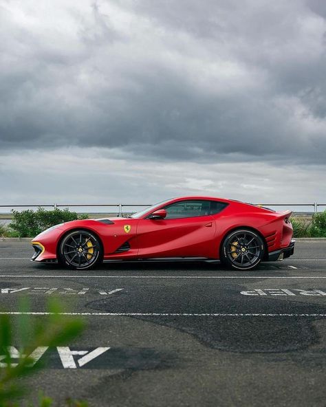 This regular 812 Superfast features a bodykit to make it look like a Competizione! What do you think about this? 📸… | Instagram Ferrari Car Aesthetic, Ferrari 812 Competizione, Cars Tokyo, Interior Car Cleaning, Cool Car Interior Ideas, Cool Car Interior, Car Rolls Royce, Aesthetic Car Accessories, Ferrari F12 Berlinetta