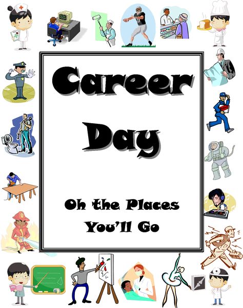 Tricks of the Teaching Trade: Career Day Career Day Ideas, Career Lessons, Day Template, Vocational School, Career Readiness, Career Day, Counseling Lessons, Guidance Lessons, Elementary Counseling