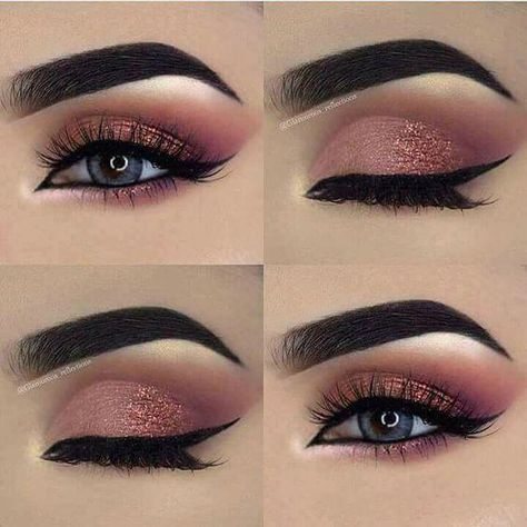 23 Beautiful Eye Makeup Looks That is Perfect for Summer - Inspired Beauty #eyemakeup Different Eyes, Christmas Makeup Look, Pink Eye Makeup, Eye Makeup Looks, Eye Makeup Steps, Pinterest Makeup, Beautiful Eye Makeup, Colorful Eye Makeup, Makeup Eye Looks