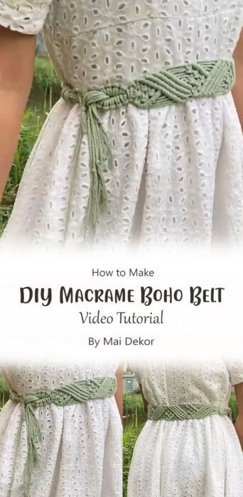 DIY Macrame Belt - Free Tutorial Ideas - Carolinamontoni.com Macrame Belt, Boho Belt, Adjustable Bag Strap, Tutorial Ideas, Boho Belts, Macrame Boho, Diy Macrame, Macrame Ideas, Macrame Tutorial