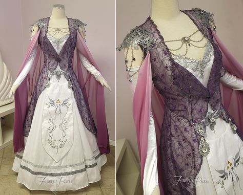 2023 Cosplay, Fantasy Attire, Firefly Path, Zelda Wedding, Otherworldly Beauty, Fairy Clothes, Fantasy Dresses, Fantasy Gowns, Medieval Dress