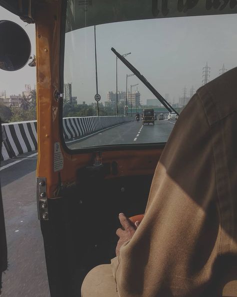 Traveling in an auto-rickshaw is always joyful and bumpy at the same time sitting and experiencing the fresh air on your face and wind… Auto Rickshaw, Dark Black Wallpaper, Desi Love, Black Wallpaper, Fresh Air, Dark Black, Mumbai, Cool Pictures, Wall Painting