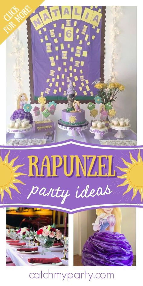 Take a look at this pretty Rapunzel-themed princess birthday party! The cake will blow you away! See more party ideas and share yours at CatchMyParty.com #catchmyparty #partyideas #rapunzel #rapunzelparty #tangled #princessparty Disney Princess Birthday Cakes, Tangled Birthday Party, Rapunzel Birthday, Rapunzel Birthday Party, Tangled Birthday, Rapunzel Party, Tangled Party, Rapunzel Tangled, Disney Princess Birthday