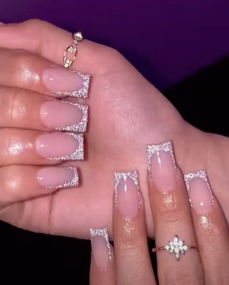 #trendy #nailideas #acyrclicnails #nailinspo #cutenails #cutenaildesign #frenchtip #fancy #fancynails #nude #nudenails #shiny #musthavenails #summernails Pink Tip Nails, Nail Jewels, Stylish Nails Designs, Girly Acrylic Nails, Cute Acrylic Nail Designs, Short Square Acrylic Nails, Acrylic Nails Coffin Short, Short Acrylic Nails Designs, Diamond Nails