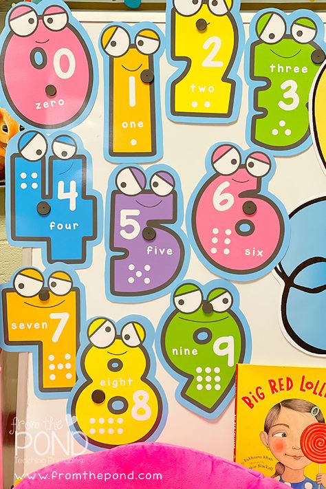 Number Lines For Preschool, Number Decorations Classroom, Number Boards For Preschool, Numbers Preschool Decoration, Number Wall Preschool, Number Charts For Preschool, Numbers Board Preschool, Number Display Classroom, Number Classroom Decoration