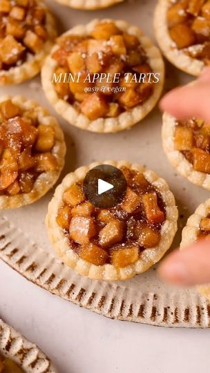 1.2K reactions · 399 shares | Mini Apple Pies | Watson Shelley | Charli xcx · Apple Mini Apple Tarts, Apple Tartlets, Apple Tarts, Halloween Apples, Biscoff Cookie Butter, Easy Apple Pie, Mini Apple Pies, Apple Pies, Apple Tart