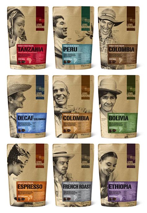 buenisimos Coffee Bag Design, Tea Packaging Design, Coffee Pack, Coffee Bags, Fair Trade Coffee, Cool Packaging, Coffee Logo, Tea Packaging, Food Packaging Design