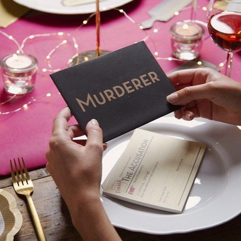 host your own murder mystery at the theatre - Talking Tables Mystery Ideas, Themed Dinner Party, Deco Halloween, Clue Party, Mystery Dinner Party, Mystery Parties, Themed Dinner, Mystery Dinner, Dinner Party Themes