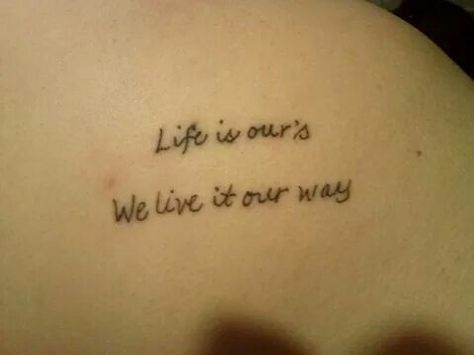 Life is ours, we live it our way. Nothing else matters. Metallica Nothing Else Matters Tattoo Metallica, Metallica Lyrics Tattoo, Nothing Else Matters Tattoo, Metallica Tattoo Ideas, Nothing Else Matters Metallica, Metallica Tattoo, Tattoo Memes, Story Tattoo, Lyrics Tattoo