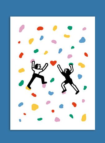 Draw Love, Climbing Art, Instagram Branding Design, Sport Climbing, Barcelona Catalonia, Wall Drawing, Climbing Wall, Illustrator Illustration, Card Patterns