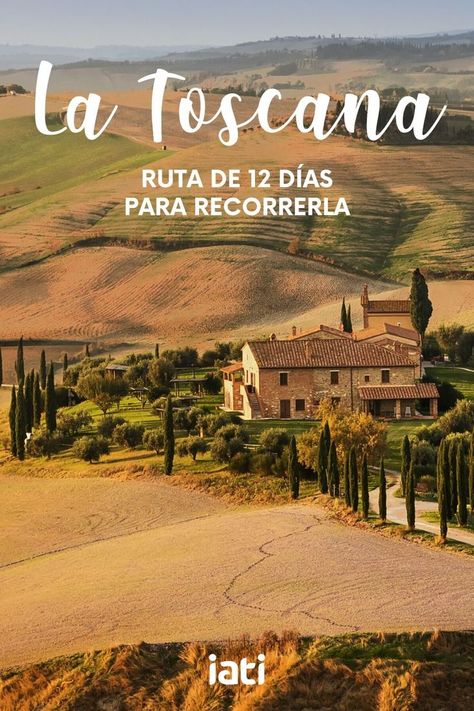 La Toscana es un destino donde no te puedes resistir a enamorarte. Un lugar de suaves colinas verdes, amarillas y marrones con caminos de cipreses que suben hacia casitas de chimeneas humeantes. Tu vista se pierde por campos de trigo, olivares y viñedos hasta el horizonte, y aquí y allá, se esparcen pequeños pueblos de origen medieval. En este artículo te proponemos un itinerario de viaje a la Toscana de 12 días para que disfrutes al máximo de este maravilloso lugar. Countryside Vacation, Tuscan Style, Design Hotel, Hotels Design, Lucca, Boutique Hotel, Luxury Hotel, Tuscany, Castle