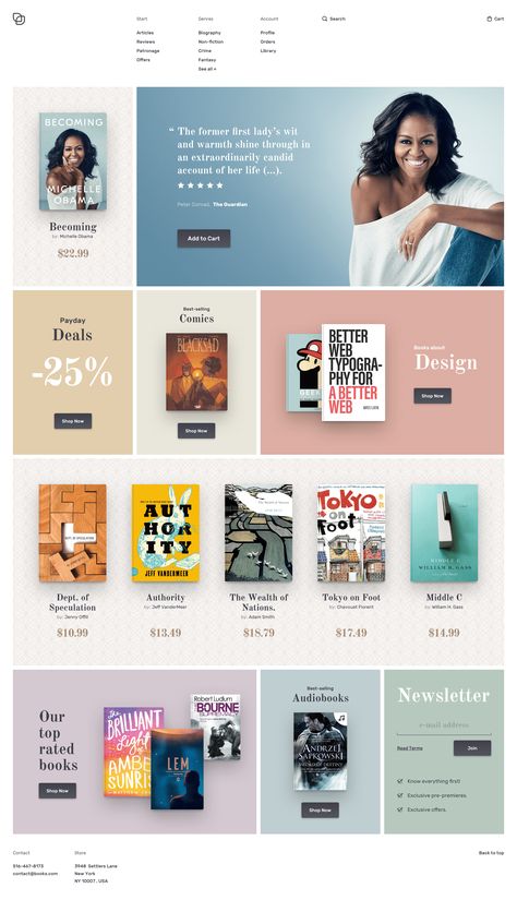 Bookstore Web Design, Website Header Ideas, Bookstore Website Design, Book Website Design, Ebook Website, Bookstore Website, Header Website, Web Design Books, Mailing Design