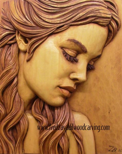 Relief wood carving, profile of a woman, one of the projects for Fred's wood carving workshops Power Carved Wood Art, Face Carving Wood, Relief Wood Carving, Bas Relief Wood Carving, Wood Carving Patterns Sculptures & Statues, Wood Wall Art Sculptures & Statues, Arte Art Deco, Wooden Carving, Wood Carving Faces