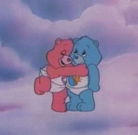 Pink and blue care bear cartoon pfp Pink And Blue Care Bear, Care Bears Comic, Care Bear Cartoon, Blue Care Bear, Care Bears Vintage, I Still Miss You, Cartoon Pfp, Still Miss You, Pink Teddy