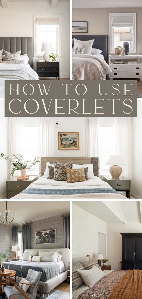 Cotton Muslin Blanket from Amazon Here at TLD, we believe that the best beds are the ones with layers. In this post, we discuss how to make a bed like a designer using coverlets. | how to make a bed like a designer | home decor tips and tricks | home decor tips interiors | home decor budget ideas | home decor inspo living room | home decor ideas | how to make a bedroom cozy | how to make a bed like a hotel | Make A Bedroom Cozy, Coverlet Bedding Ideas, Layered Bedding Ideas, Home Decor Tips And Tricks, Tiffany Leigh Design, Home Decor Budget, Best Beds, Decor Tips And Tricks, Make A Bed