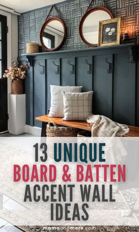 board and batten accent wall ideas Board And Batten Wall Ideas, Batten Wall Ideas, Board Batten Wall, Batten Walls, Accent Wall Entryway, Batten Wall, Living Room Decor Indian, Accent Wall Ideas, Board Batten