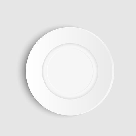 White dish plate isolated on transparent... | Premium Vector #Freepik #vector #white-plate #plate #empty-plate #dish Empty Plate, White Dish, Dish Plate, White Dishes, White Plate, Kitchen Dishes, Food Dishes, Premium Vector, Transparent Background