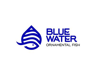 Logo Design Blue, Aquatic Life, Brand Identity Design, Blue Water, Identity Design, Visual Identity, Brand Identity, Logo Design, Fish