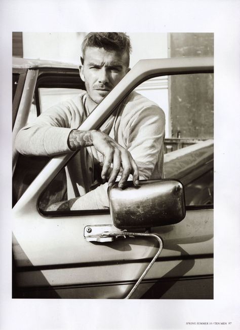 David-2010-Photoshoot-10-Magazine-david-beckham-17284705-1862-2560 Retro Car Photoshoot Men, Men With Cars Photography, Men Car Poses, Car People Photography, Men And Cars Photography, Man Car Photoshoot, Vintage Car Photoshoot Men, Men Cars Photography, Car Portrait