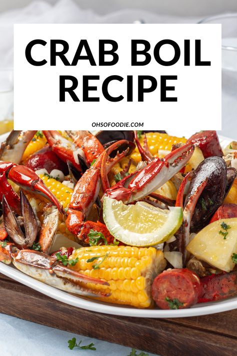 Blue Crab Boil Recipe Cajun, Easy Crab Boil Recipe, Easy Crab Boil, Best Crab Boil Recipe, Crab Boil Seasoning Recipe, Crab Boil Sauce, Crab Leg Recipes Boiled, Crab Boil Seasoning, Crab Boil Recipe