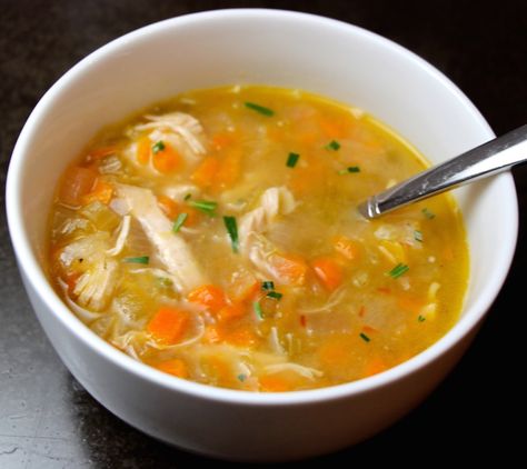 Lemon and Rosemary Chicken Soup Recipe on Yummly. @yummly #recipe Healing Soups, The Defined Dish, Chicken Carrots, Healing Soup, Defined Dish, Lemon Rosemary Chicken, Avocado Soup, Soup Chicken, Rosemary Chicken