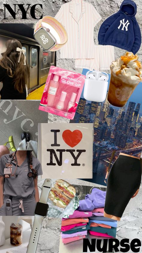 #myfirstshuffle, NYC Nurse Aesthetic. ~my photo DONT STEAL!! Nurse Aesthetic, New York Winter, Dream City, I ❤ Ny, Glow Up?, Nursing, New York, Make It Yourself, Collage