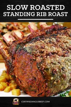 Prime Rib Roast Recipe Ovens, Cooking Prime Rib Roast, Beef Rib Roast, Prime Rib Roast Recipe, Beef Tenderloin Recipes, Ribeye Roast, Cooking Prime Rib, Easy Food Recipes, Rib Roast Recipe