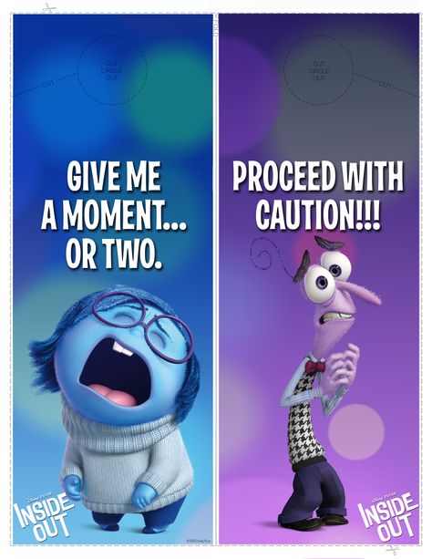 Show the world how you're feeling with these #InsideOut Headquarters door hangers! Inside Out Poster, Inside Out Movie, Joy Inside Out, Inside Out Emotions, Disney Inside Out, Mindy Kaling, Printable Activities, Disney Pins, Disney Animation