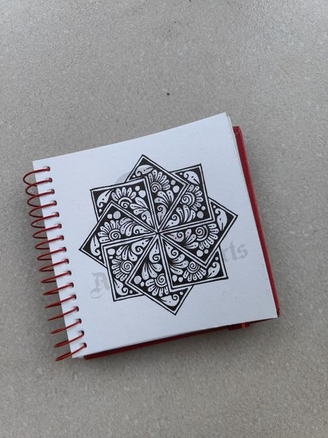 Mini mandala patterns Menorah square sketchbook size:10.5*10.5(use coupon code ANITHRA5 to get 5% discount) Mandala Art Small Design, Mandala Art In Square, Mini Mandala Art Designs, Square Mandala Drawing, Small Mandala Drawing, Mini Mandala Drawing, Square Mandala Art, Square Mandala Design, Mini Mandala Art