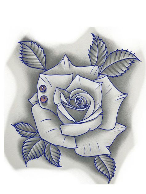 Blessed With Roses Tattoo Design, Roses Tattoo Stencil Design, Hour Glass Tattoo Design Outline, Rose Tattoo Stencil Outline Men, Rose Tattoo Men Stencil, Realistic Rose Tattoo Stencil, Rose Tattoo Stencils, Rose Tattoo Stencil Outline, Rose Tattoo Outline