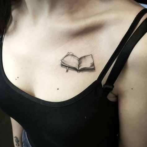 20+ Exceptional Book Tattoo Ideas Tattoo Ideas Book, Book Themed Tattoos, Book Tattoo Ideas, Book Tattoos, Themed Tattoos, Nerdy Tattoos, Bookish Tattoos, Rose Tattoos For Women, Mark Tattoo