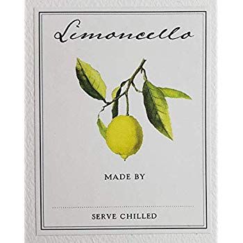 Amazon.com : Limoncello Labels - Euro Design. 2" x 3" - 18 / Package : Office Products Limoncello Labels Printable Free, Limoncello Labels, Italian Party, Patchwork Tiles, White Labels, Bridal Shower Tables, Watercolor Fruit, Double Frame, Frame Border