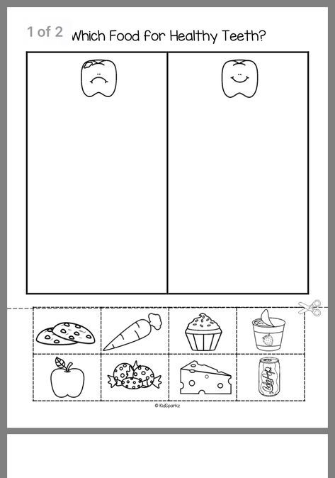 Dental Preschool, Visual Schedule Preschool, Dental Health Preschool, Earth Science Projects, Healthy Habits For Kids, Easter Kindergarten, Dramatic Play Preschool, Preschool Coloring Pages, Dental Kids