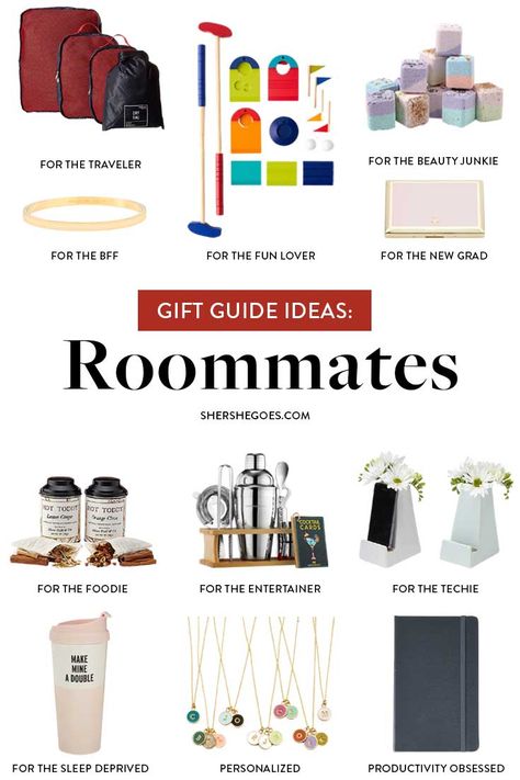 Roomate Gifts, Gift Basket For Roommate, Gifts For Roomates, Gift Ideas For Roommate, Roommate Gift Ideas College, Roommate Christmas Gifts, Roommate Calendar, Gifts For Roommate, Cute Roommate Ideas