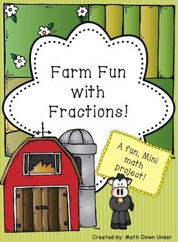 Your students will love this Math Mini booklet that covers many topics for Fractions. Middle school fractions project activity no prep! Fraction Booklet, Fractions Project, 6th Grade English, Unit Fractions, Mini Booklet, Farm Fun, Language Art, Math Projects, Substitute Teacher