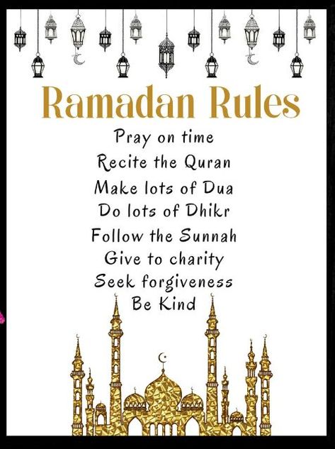 Ramadan Rules, Ramadan Meals, Ramadan Aesthetic, Muslim Kids Crafts, Ramazan Mubarak, Islamic Crafts, Ramadan Printables, Ramadan Quran, Ramadan 2024