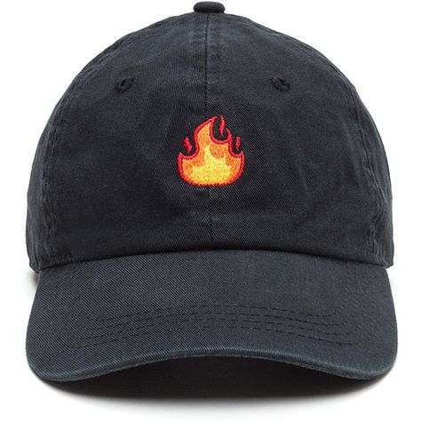 Embroidered Flames, Fire Hat, Hats Embroidery, Embroidery Hats, Black Caps, Cap Embroidery, Fire Drill, Embroidery Caps, Hats Black