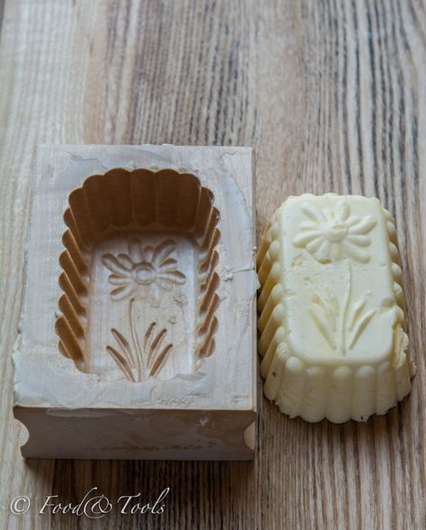 Molded Butter, Butter Mould, Vintage Butter Molds, Wooden Butter Mold, Butter Molds, Food Obsession, Cafe Food, Kitchen Stuff, Homemade Gifts