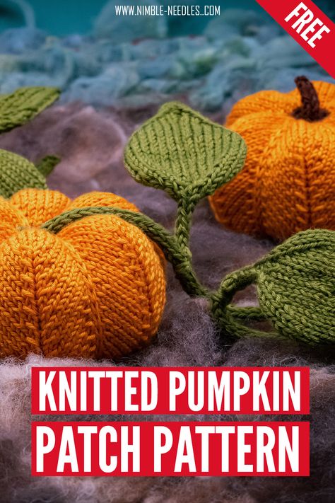 A free knitted pumpkin pattern. Easy to follow written instructions with video tutorials. Very accessible knitting pattern in a pdf with 10 pages and big pictures. The perfect autumn or Halloween decoration. This pattern is knit in the round and, unlike other pumpkin designs, requires no sewing at all. shapped entirely by smart increases and decreases. #knit #knitting #knittingpattern #halloween #homedecor Knitted Pumpkin Pattern, Halloween Knitting Patterns Free, Knitting Halloween, Pumpkin Knitting Pattern, Pumpkin Knitting, Knitted Pumpkins, Halloween Knitting Patterns, Pumpkin Patterns Free, Knitted Flower Pattern