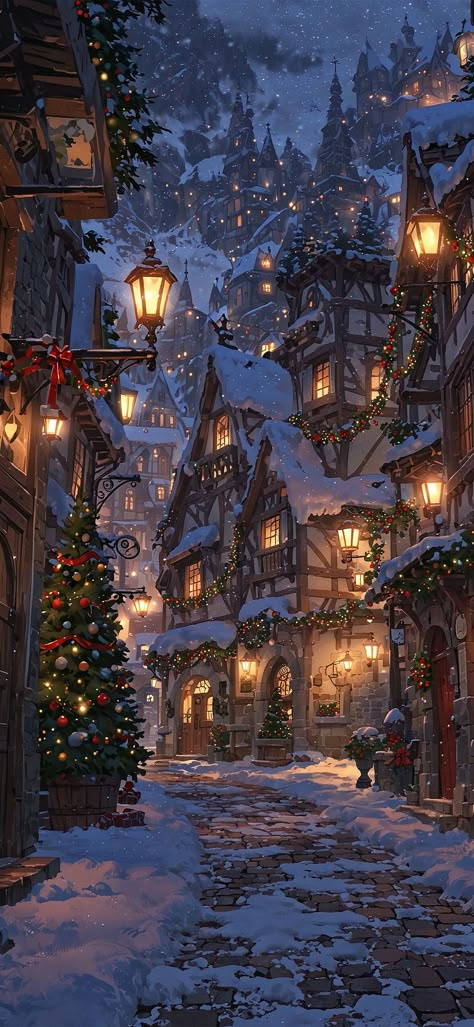 Beautiful Christmas Scenes, Iphone Wallpaper Winter, Festive Activities, Wallpaper Winter, Christmas Scenery, Christmas Decorations Bedroom, Winter Wallpaper, Smartphone Wallpaper, Cool Wallpapers Art