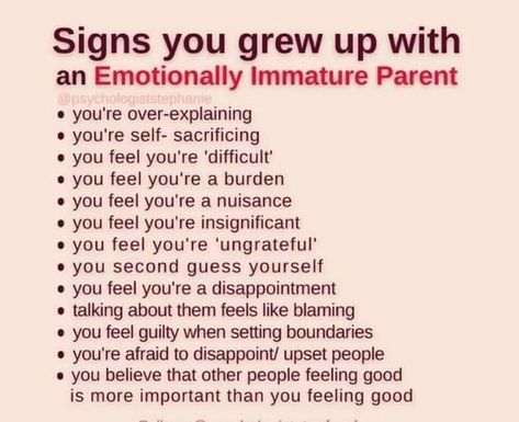 Emotionally Immature, Mental Health Facts, Awareness Quotes, Inner Child Healing, Emotional Awareness, Mental And Emotional Health, Psychology Facts, Health Facts, Coping Skills