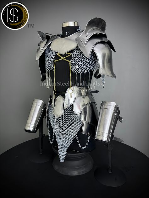 Medieval Cuirass Armor, Brave Lady Armor,chainmail Armor, Cosplay Armor, Sca Armor, Larp Armor, Fantasy Armor, Gift for Women. - Etsy Cuirass Armor, Lady Armor, Armor Breastplate, Diy Armor, Armor Fantasy, Sca Armor, Chainmail Armor, Armor Cosplay, Larp Armor