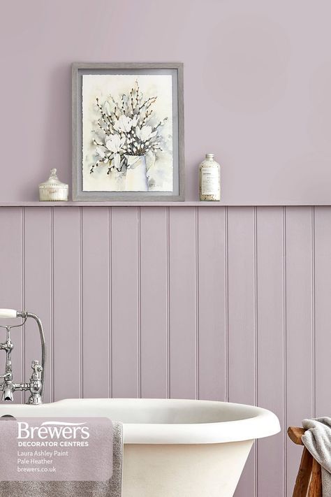 Laura Ashley has just launched 3 new beautiful colours, giving you even greater choice when planning your interior design. 💜 Featured colour: Pale Heather @lauraashleyuk paints have been created using the richest pigments for depth of colour and even results, ensuring a quality finish. New Paint Colors, Paint Inspiration, Paint Colours, Laura Ashley, New Color, Paint Colors, Beautiful Colors, Lilac, Product Launch