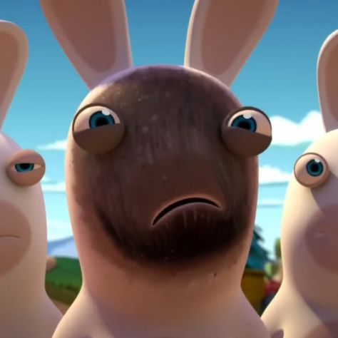 Rabbids Pfp, Rabbit Invasion, Rabbits Invasion, Rabbids Invasion, Rabbit Icon, Trio Pfp, Cute Cartoon Drawings, Tv Characters, Pretty Stuff