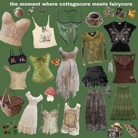 Forest Fairy Aesthetic Clothes, Fairy Outfit Aesthetic, Forestcore Outfit, Forest Aesthetic Outfit, Earthy Aesthetic Outfits, Fairy Aesthetic Clothes, Cottage Core Aesthetic Outfit, Fairy Aesthetic Outfit, Forest Fairy Aesthetic