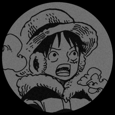 Luffy Profile Pic, One Piece Pfp Manga, One Piece Graffiti, Luffy Pfp Manga, One Piece Luffy Icon, Pfp Whatsapp, Luffy Black, One Piece Black And White, Luffy Manga