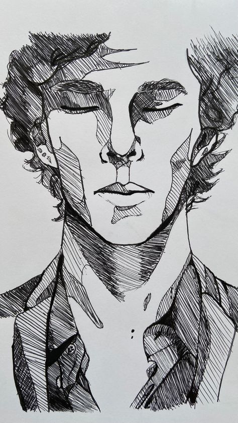 #sherlock #sherlockdrawing #sherlockholmes #benedictcumberbatch #drawing #drawingaesthetic #art #series #aesthetic Sherlock Drawing, Sherlock Holmes Fandom, Sherlock Art, Mrs Hudson, Sherlock Holmes Bbc, Pen Art Drawings, Meaningful Drawings, Glowing Art, Postcard Art